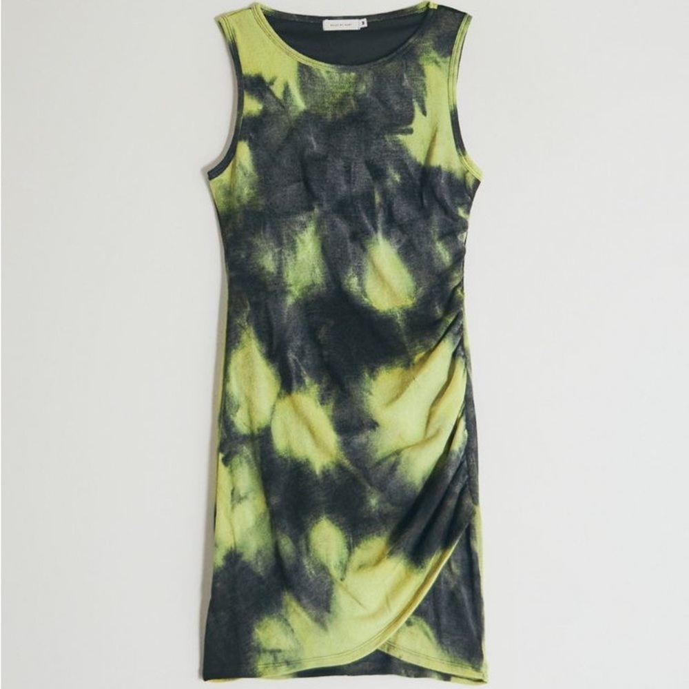 Tie dye mini dress